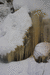 Небольшой замерзший водопад