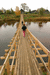 Подвесной мост в Олонце